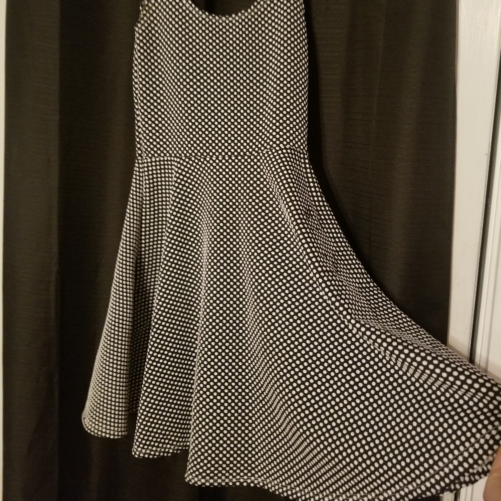 Polka dot skater dress